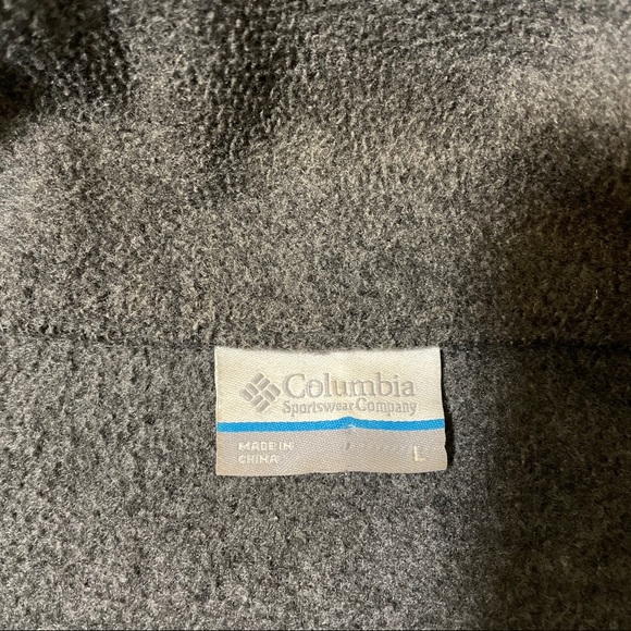 Columbia Sportswear Grey Fleece Zip-Up Vest - Picture 4 of 4